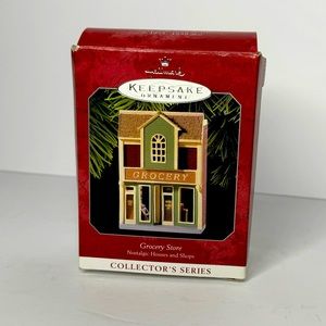 Hallmark Keepsake Ornament 1998 Nostalgic Houses‎ and Shops Grocery Store